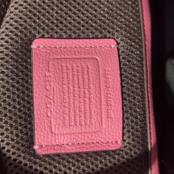 Coach Pink Mini Backpack - Picture 3 of 3